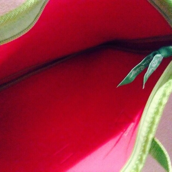 Lilly Pulitzer Patch Day Laptop Neoprene Computer Briefcase Tote Bag NWT - Picture 4 of 10